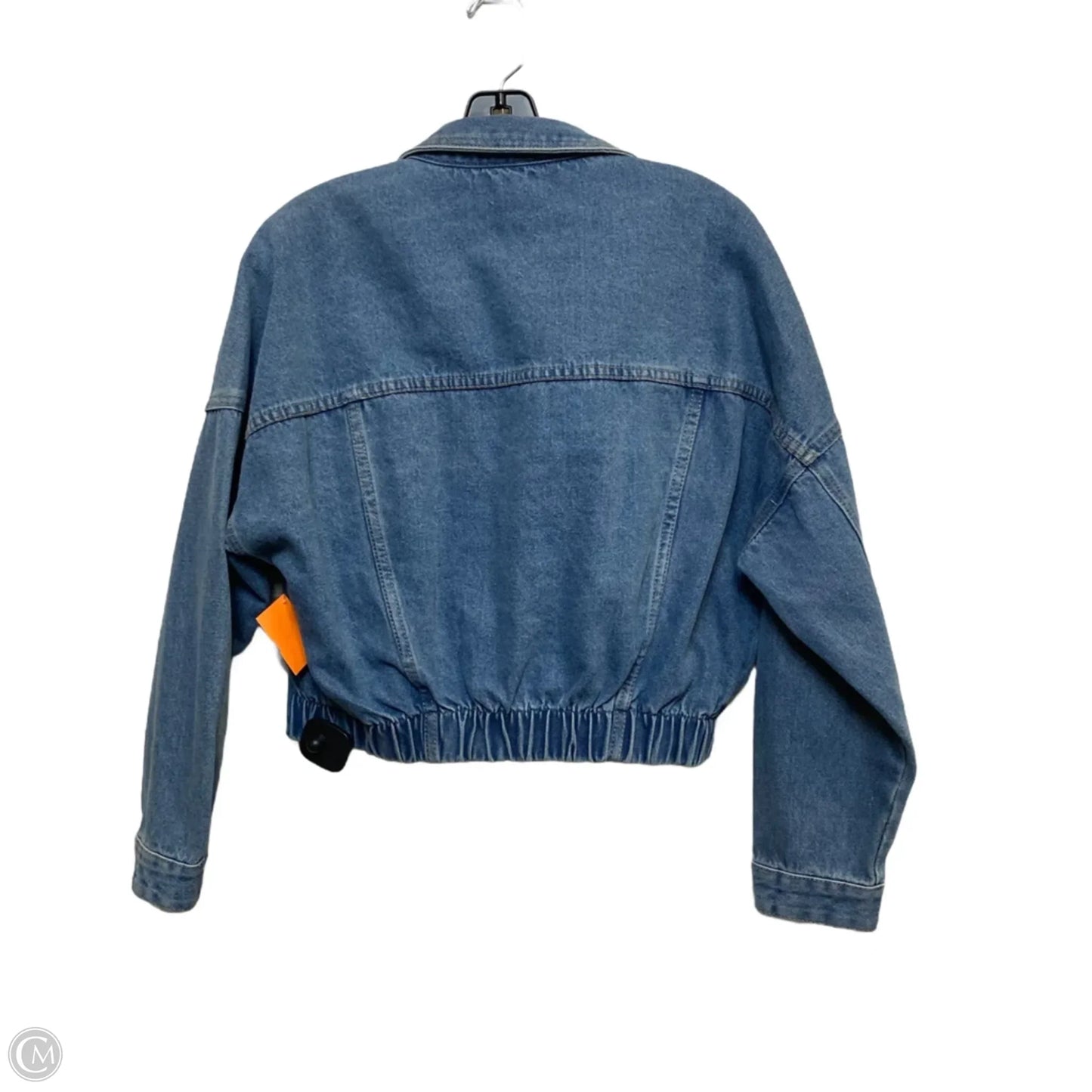 Jacket Denim By Mono B In Blue Denim, Size: S
