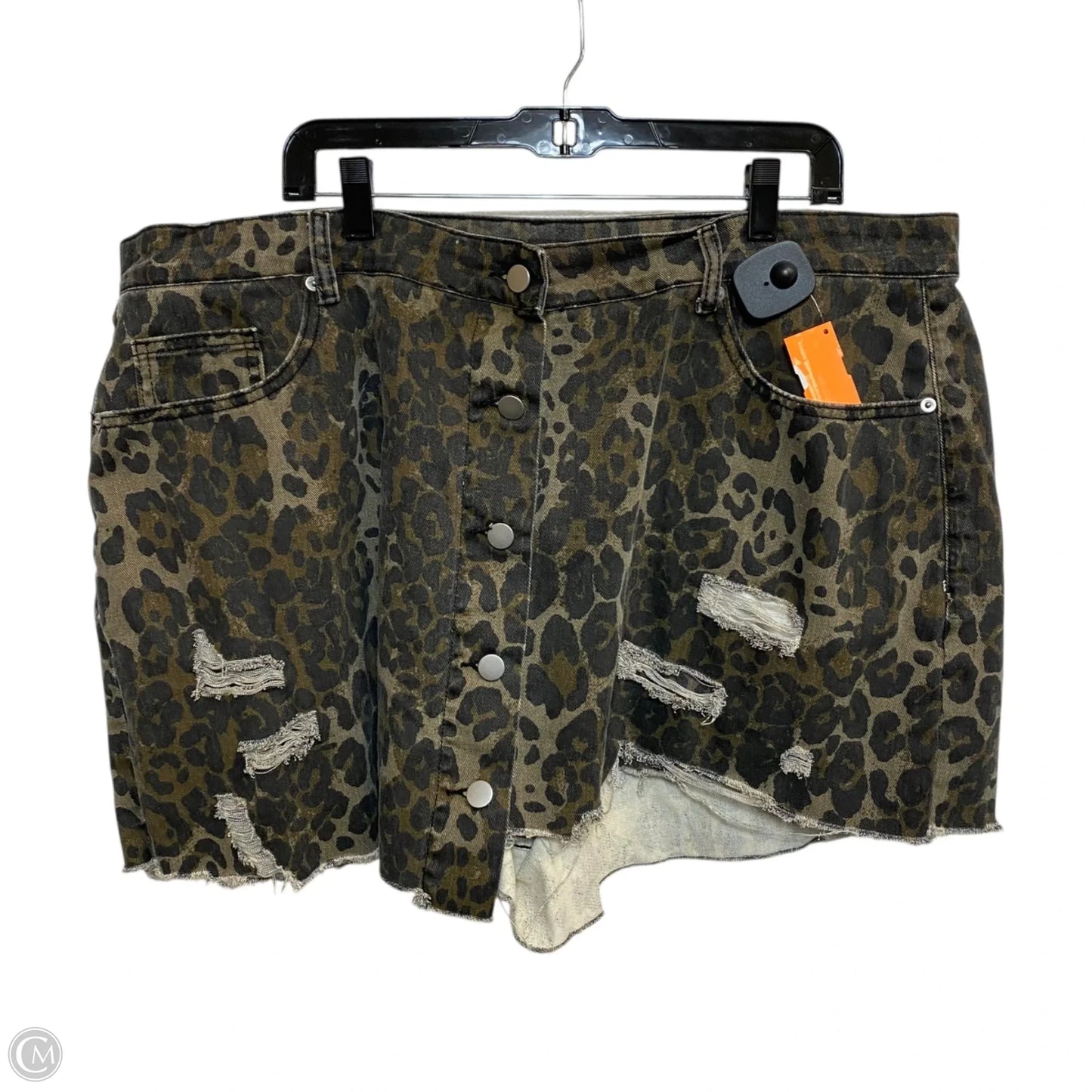 Skort By Shein In Animal Print, Size: 4x