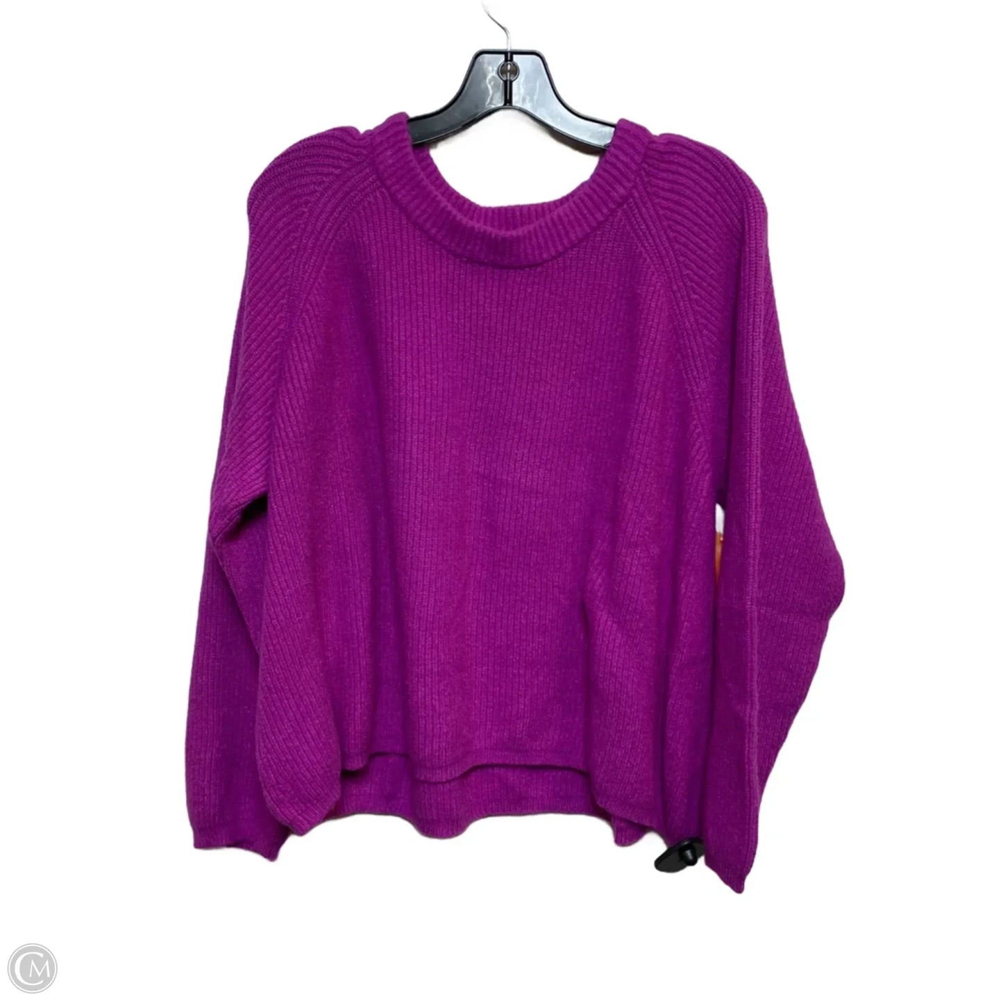 Sweater By Tahari In Purple, Size: Xl