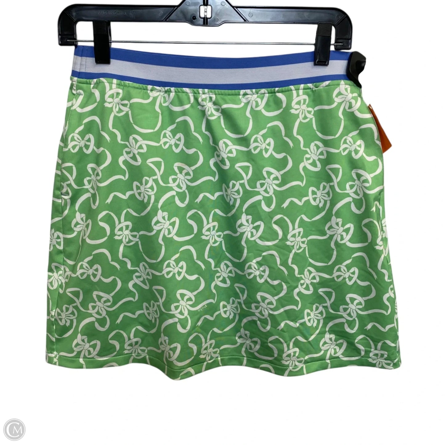 Athletic Skort By Polo Ralph Lauren In Blue & Green, Size: S