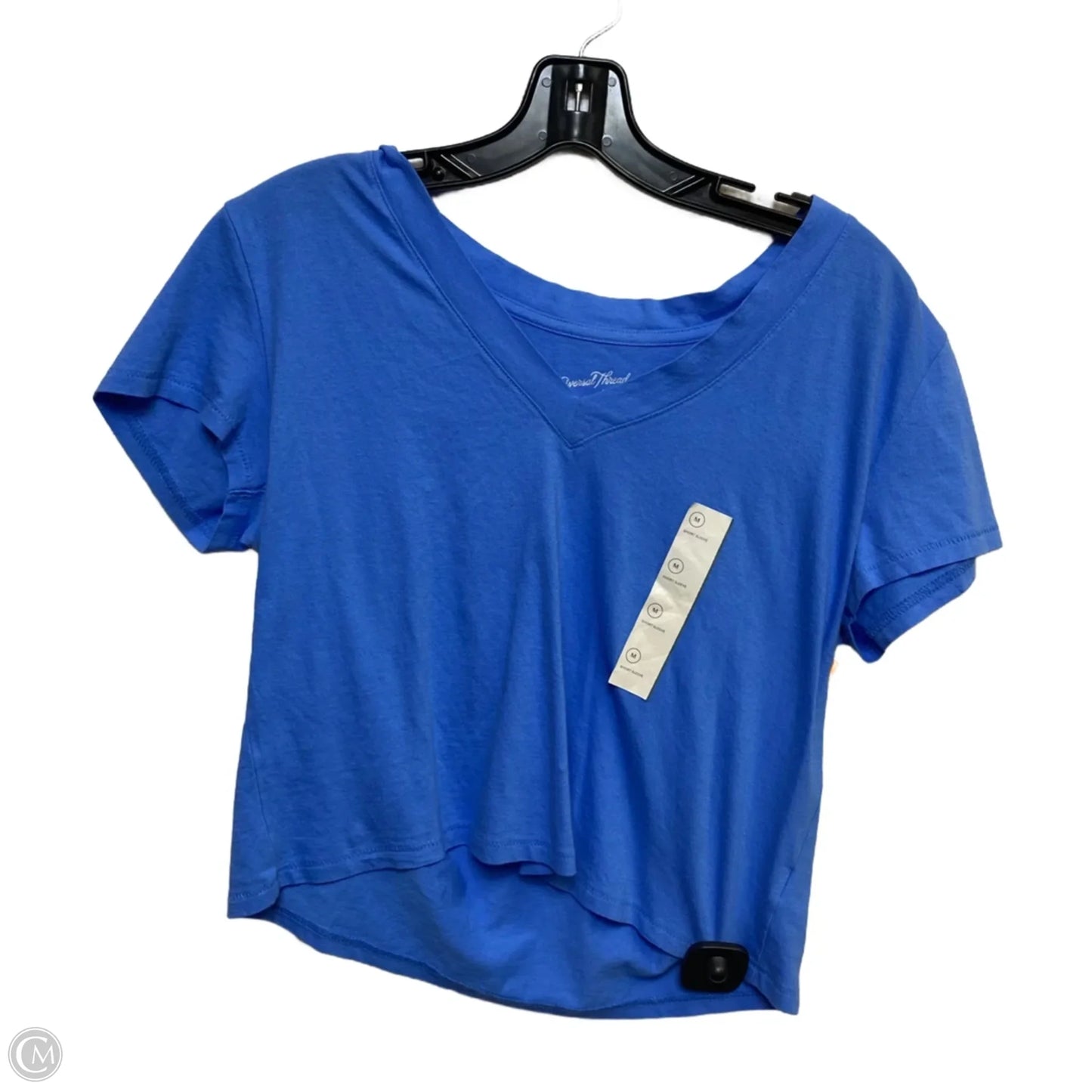 Top Short Sleeve Basic By Universal Thread In Blue, Size: M