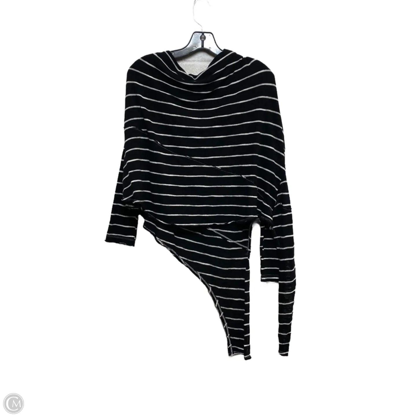 Top Long Sleeve By We The Free In Black & White, Size: M