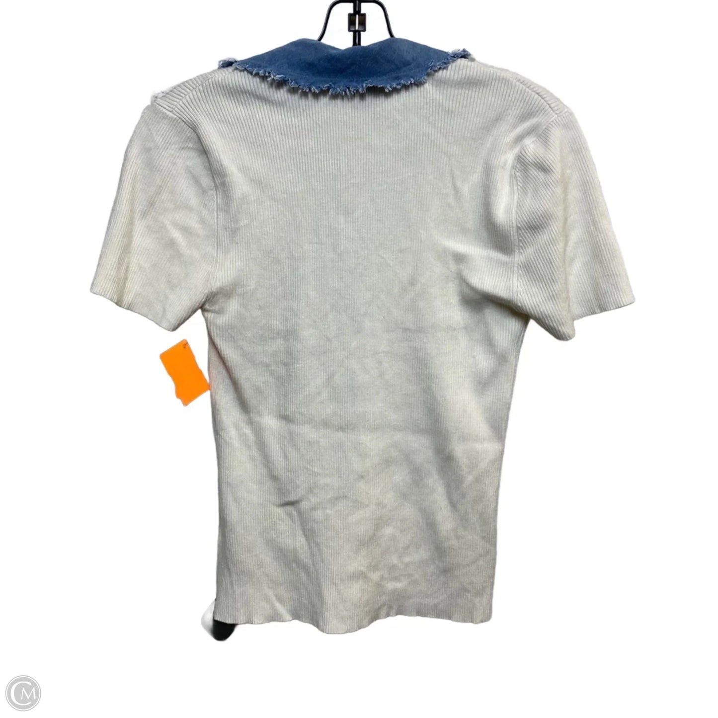 Top Short Sleeve By Laundry In Cream, Size: M