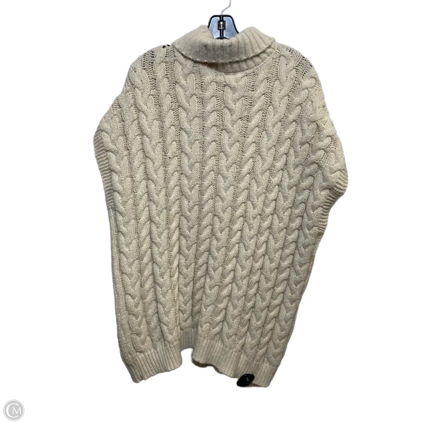 Sweater Short Sleeve By Ontwelfth In Cream, Size: 1x