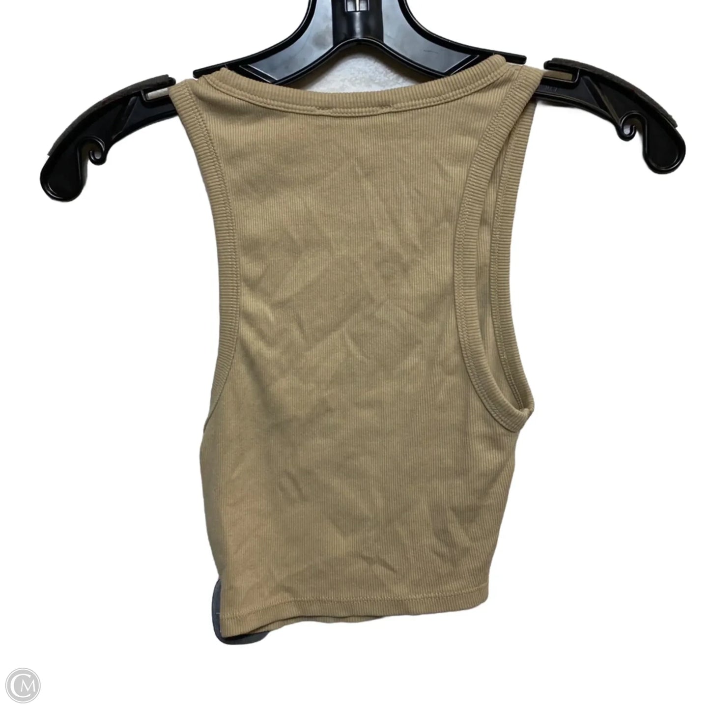 Top Sleeveless Basic By Zara In Tan, Size: S