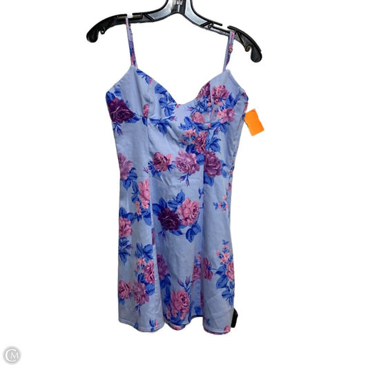 Dress Casual Short By Zara In Blue, Size: S