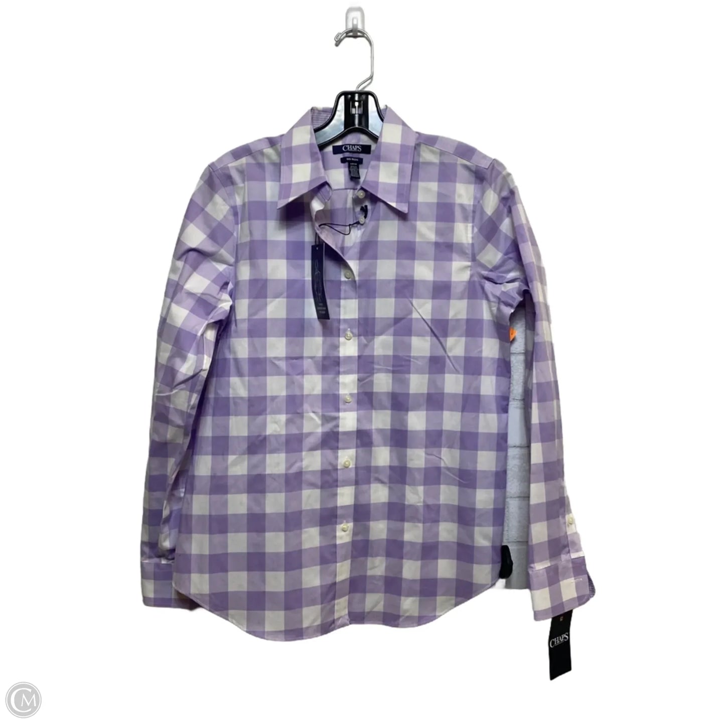 Top Long Sleeve By Chaps In Purple, Size: S