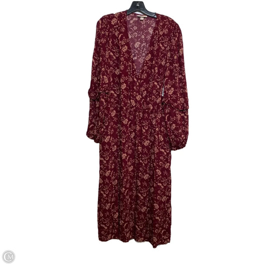 Dress Casual Midi By Knox Rose In Purple, Size: L
