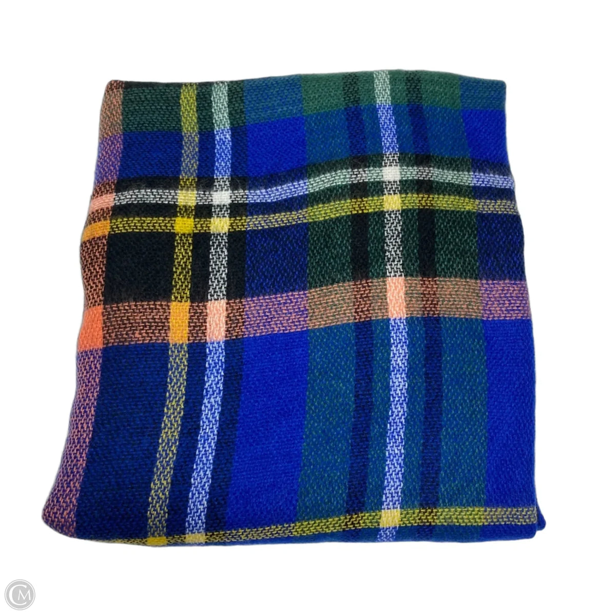 Scarf Winter By Cmf In Plaid Pattern