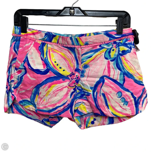 Shorts Designer By Lilly Pulitzer In Blue & Pink, Size: 2