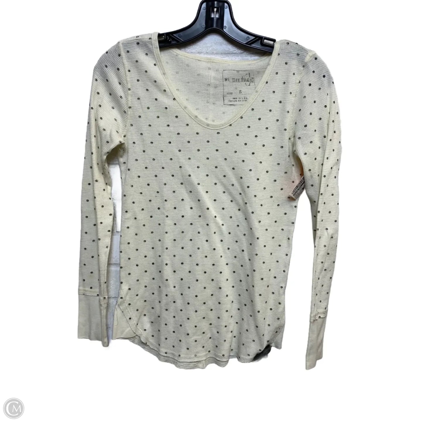 Top Long Sleeve Basic By We The Free In Cream, Size: S