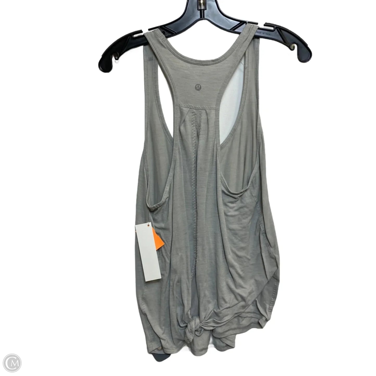 Athletic Tank Top By Lululemon In Grey, Size: L