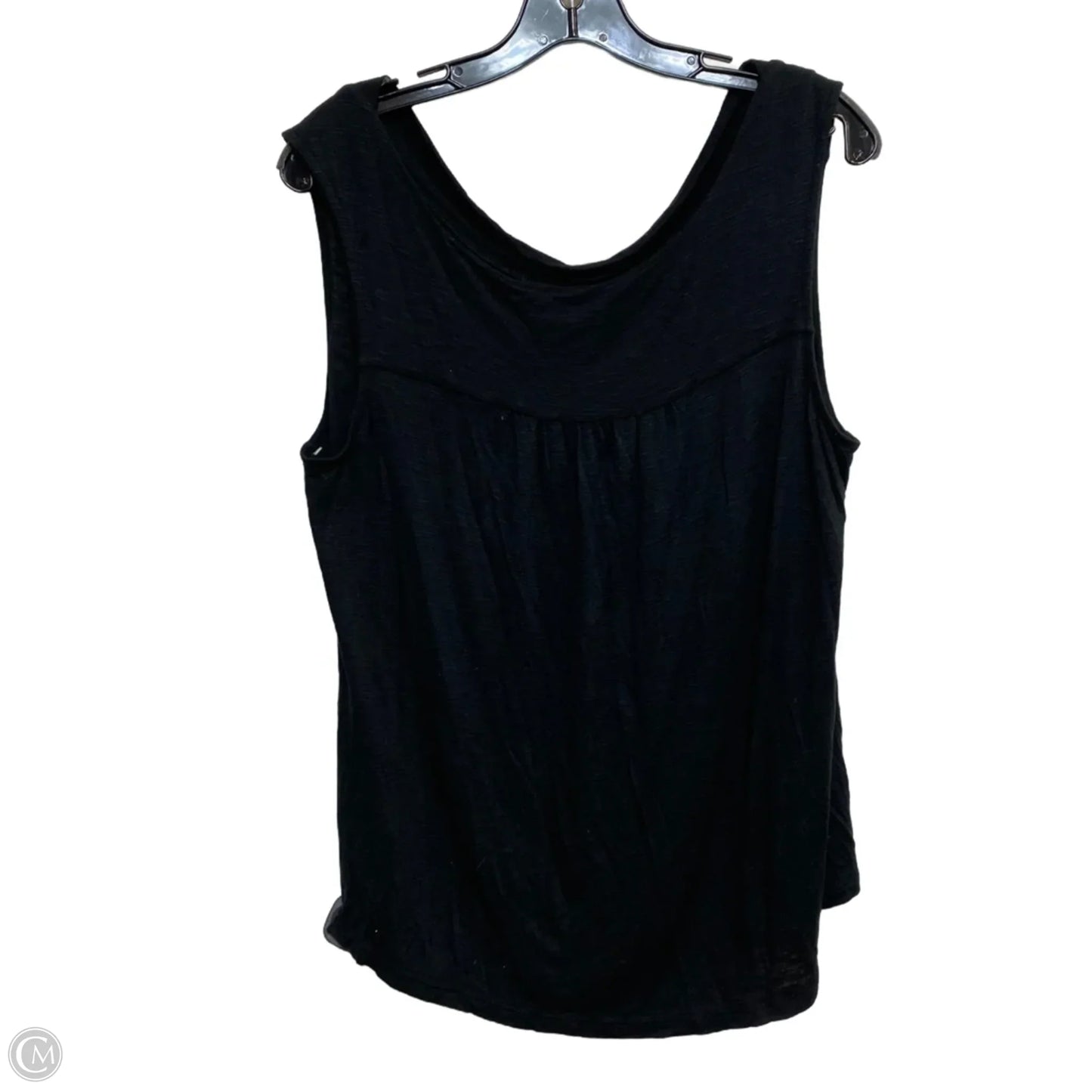 Top Sleeveless Basic By Halogen In Black, Size: L