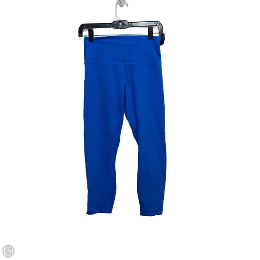 Athletic Leggings Designer By Lululemon In Blue, Size: M