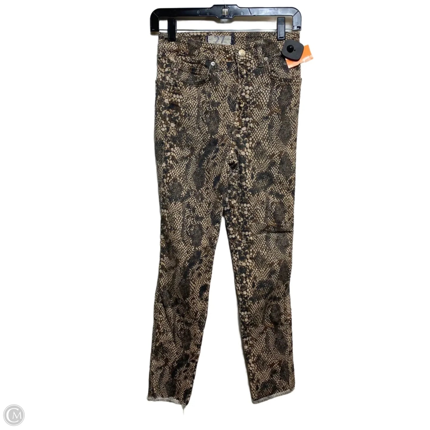 Jeans Skinny By We The Free In Snakeskin Print, Size: 4