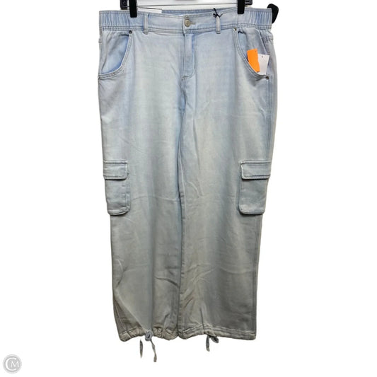 Jeans Wide Leg By Vanilla Star In Blue Denim, Size: 12