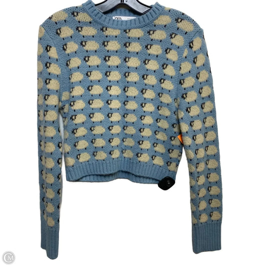 Sweater By Zara In Blue, Size: M