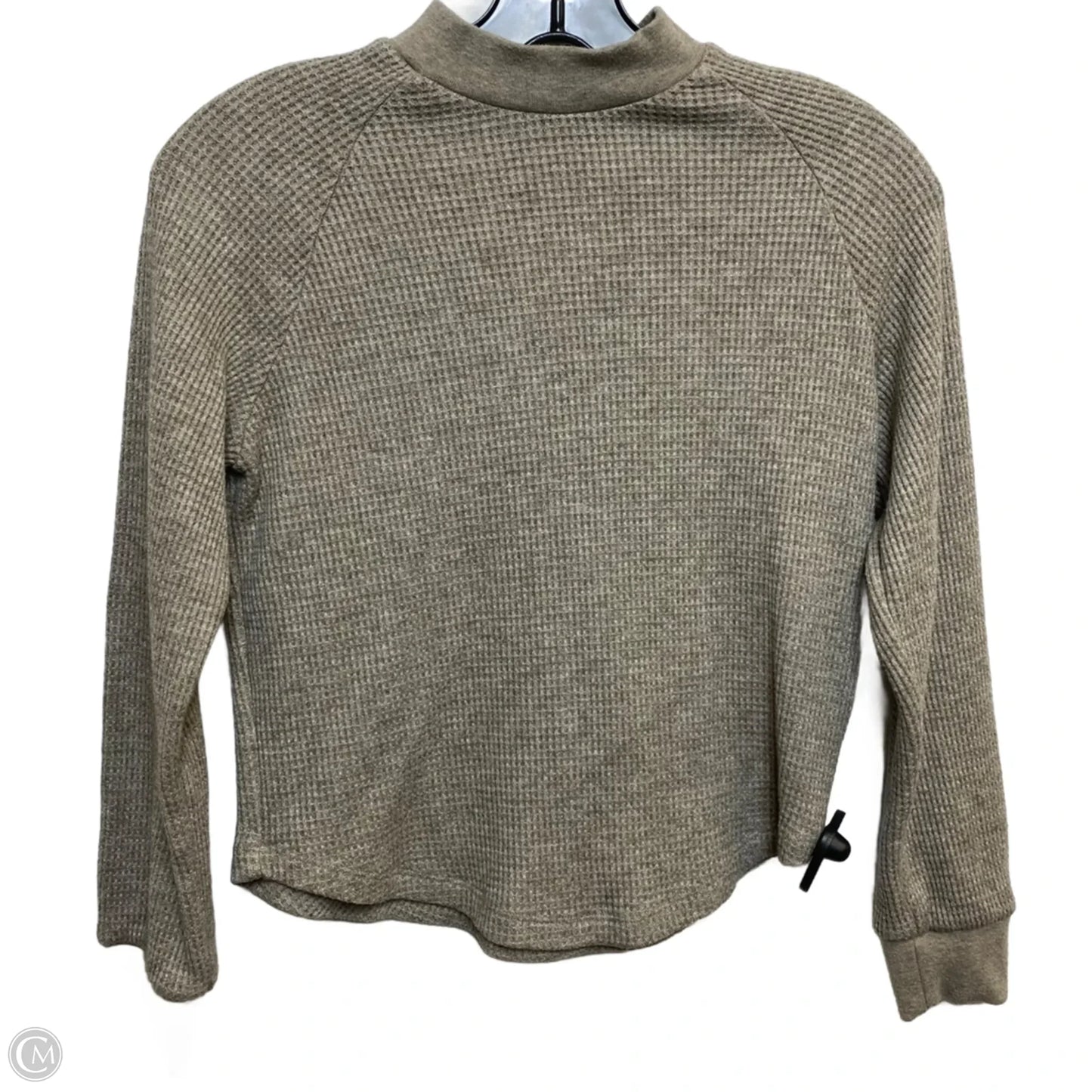 Top Long Sleeve Basic By Madewell In Tan, Size: Xxs