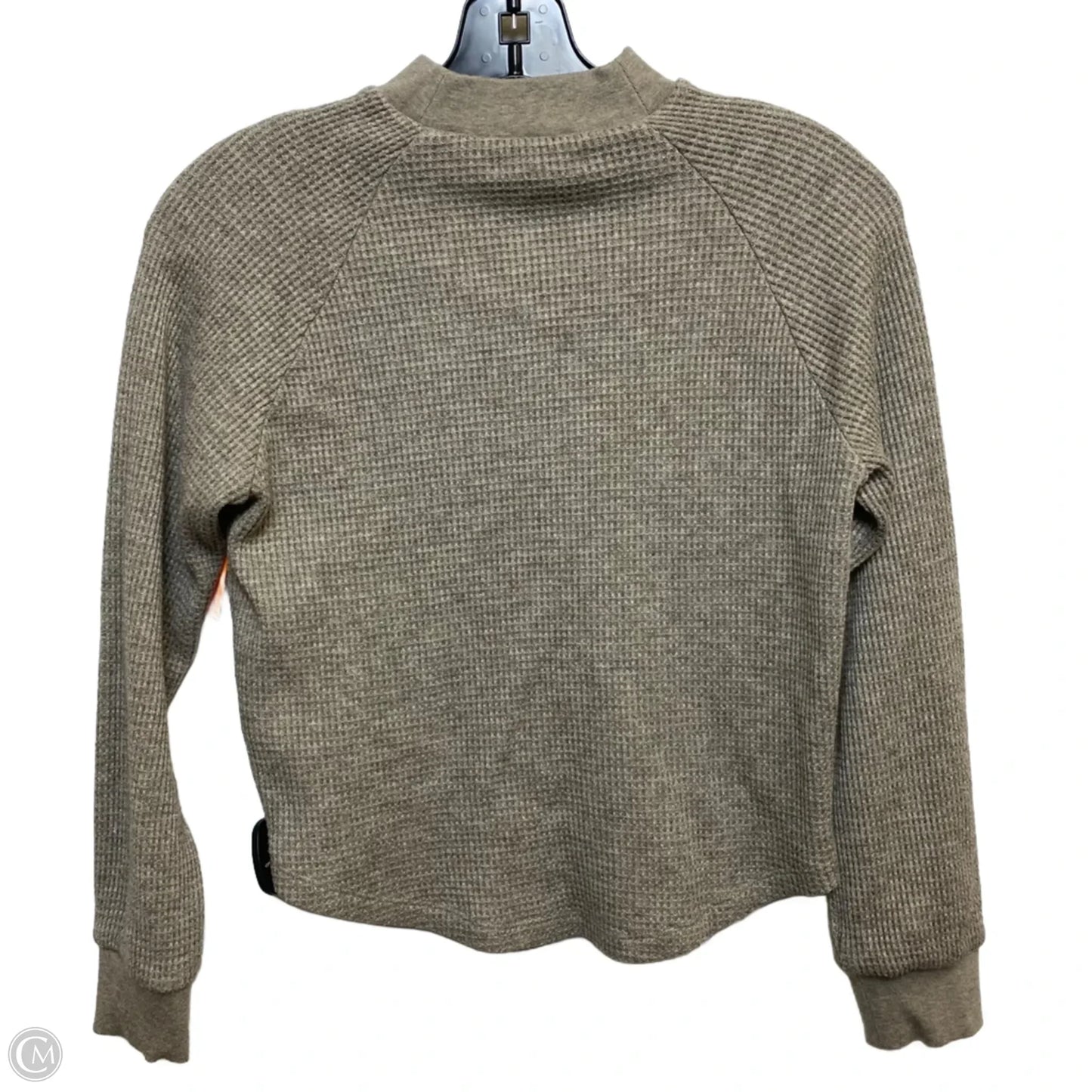 Top Long Sleeve Basic By Madewell In Tan, Size: Xxs