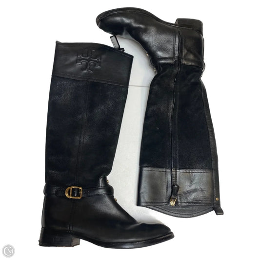 Boots Designer By Tory Burch In Black, Size: 6