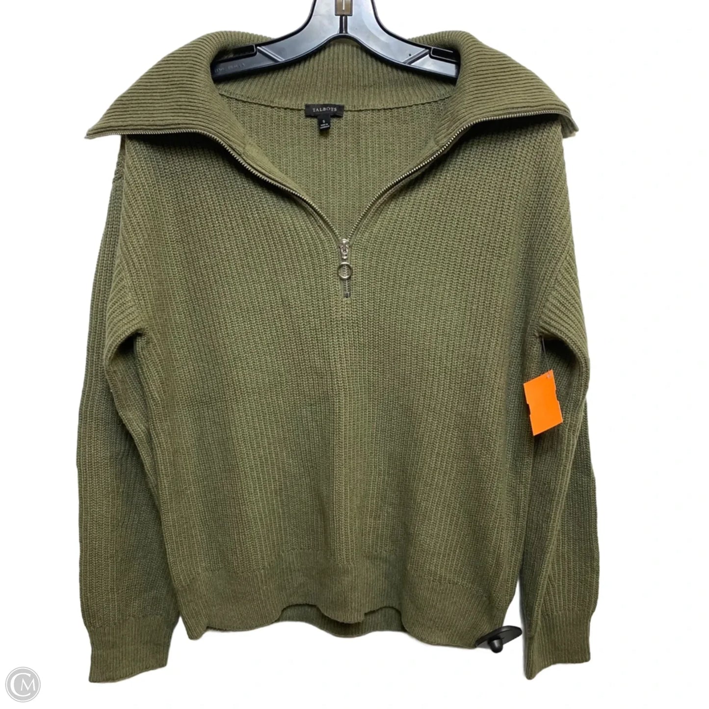 Sweater By Talbots In Green, Size: S