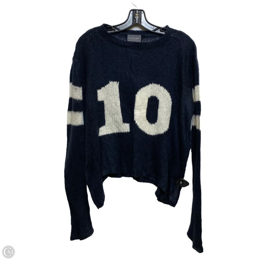Sweater By Wooden Ships In Navy, Size: Osfm