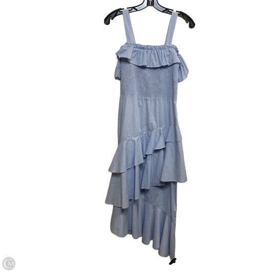 Dress Casual Midi By Chelsea 28 In Blue, Size: Xs