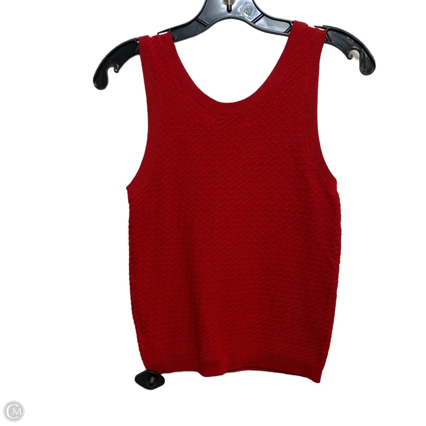 Top Sleeveless By Lizette Collection In Red, Size: M