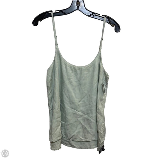 Top Sleeveless By Tart In Green, Size: M
