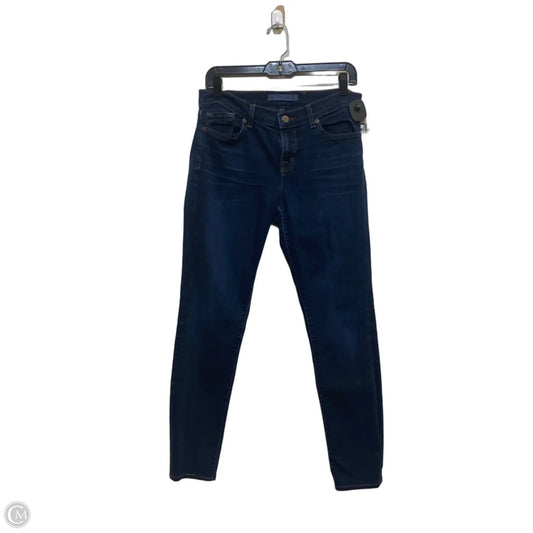 Jeans Straight By J Brand In Blue Denim, Size: 10