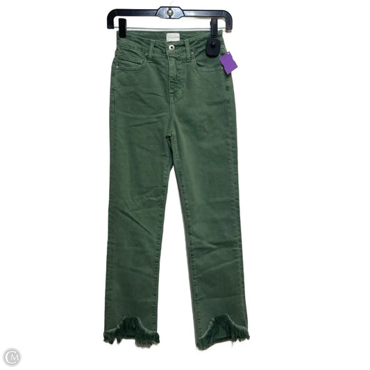 Jeans Straight By Jonathan Simkhai In Green Denim, Size: 0