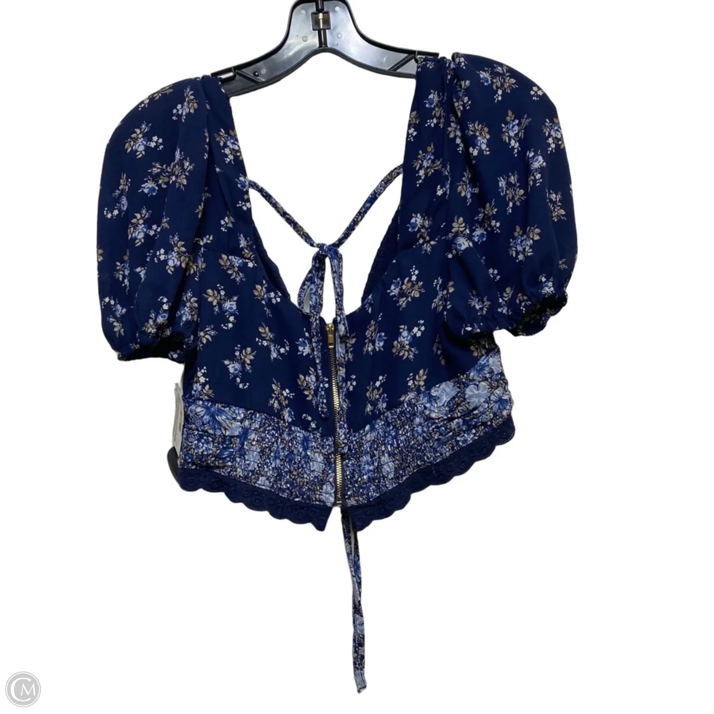 Top Short Sleeve By Altard State In Blue, Size: M