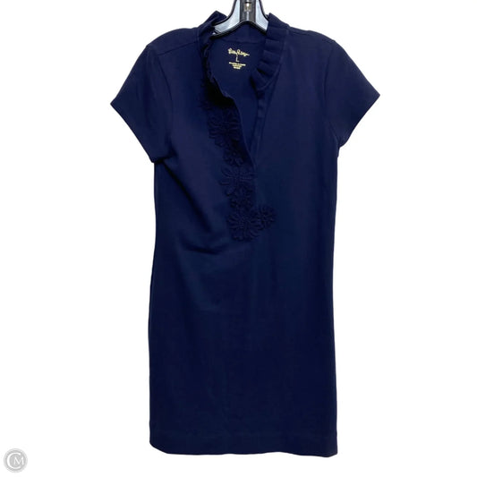 Dress Designer By Lilly Pulitzer In Navy, Size: L