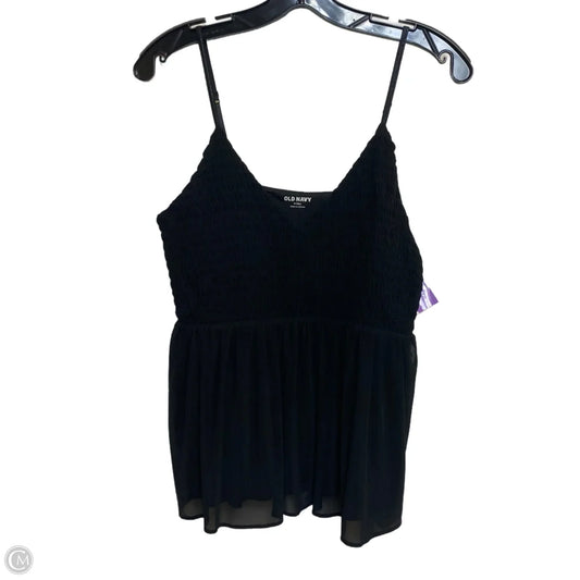Top Sleeveless By Old Navy In Black, Size: M