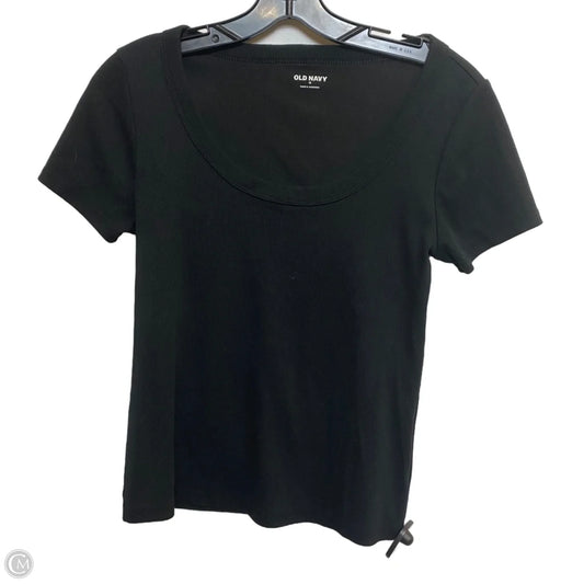 Top Short Sleeve By Old Navy In Black, Size: M