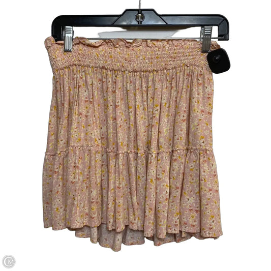 Skirt Mini & Short By Wild Fable In Pink, Size: L