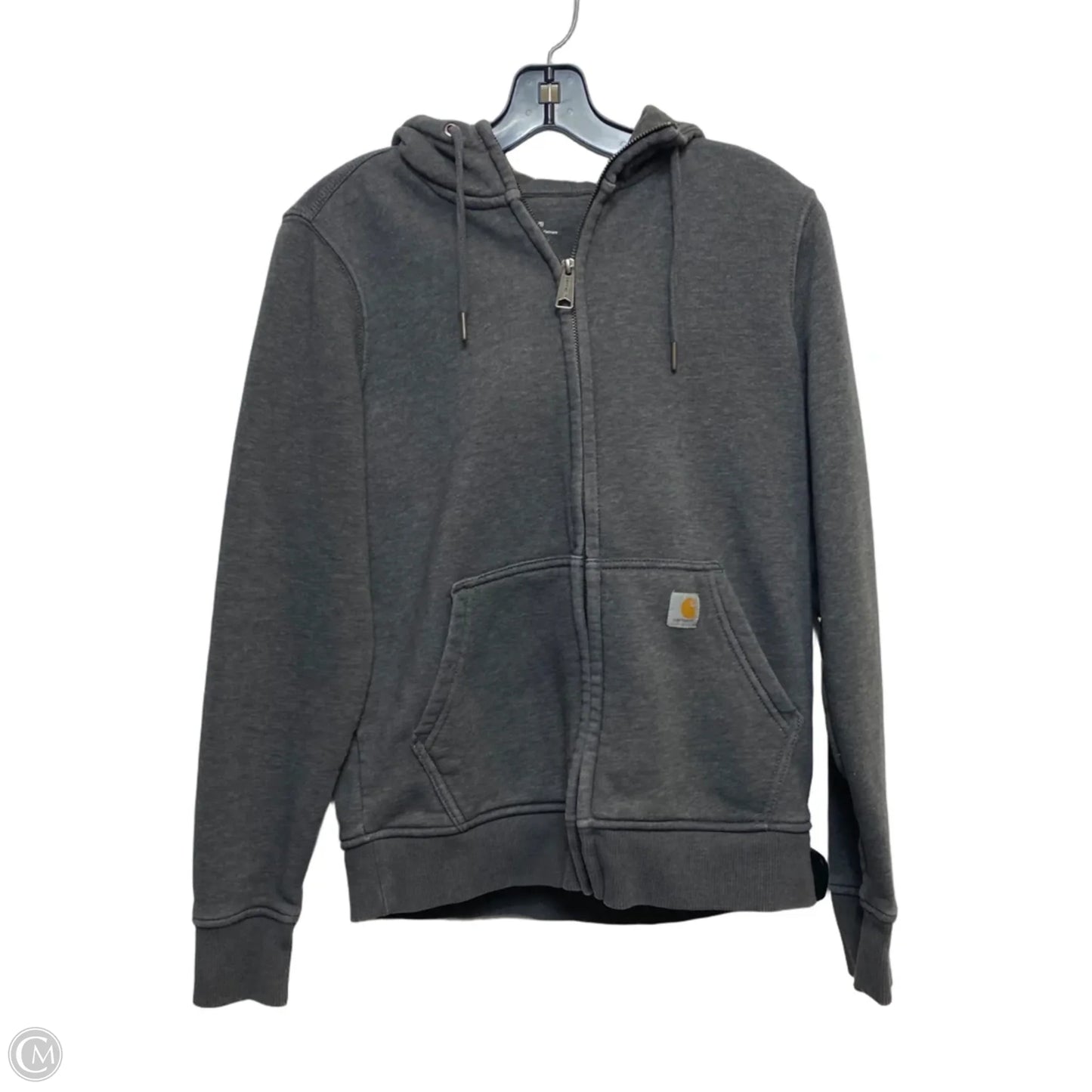 Sweatshirt Hoodie By Carhartt In Grey, Size: S