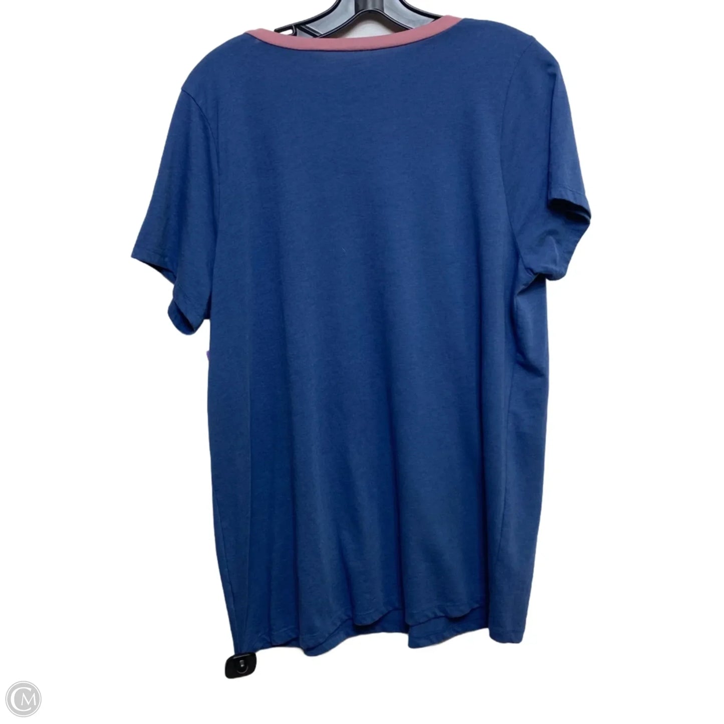 Top Short Sleeve Basic By Torrid In Blue, Size: L