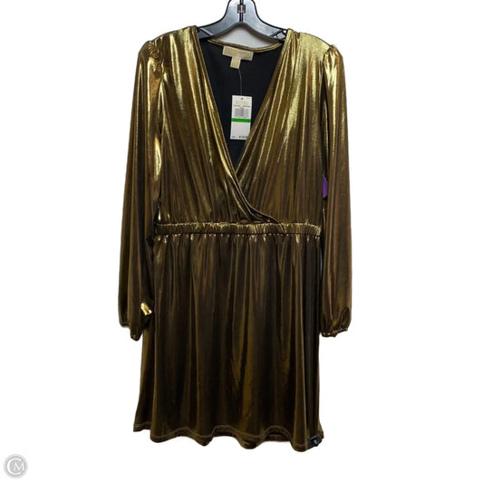 Dress Casual Short By Michael By Michael Kors In Gold, Size: L