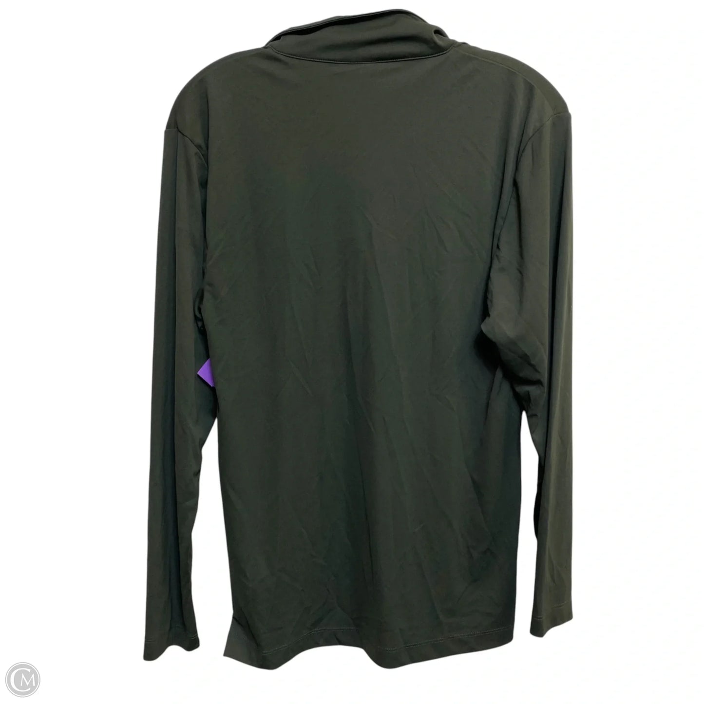 Athletic Top Long Sleeve Collar By Prim+preux In Black, Size: S