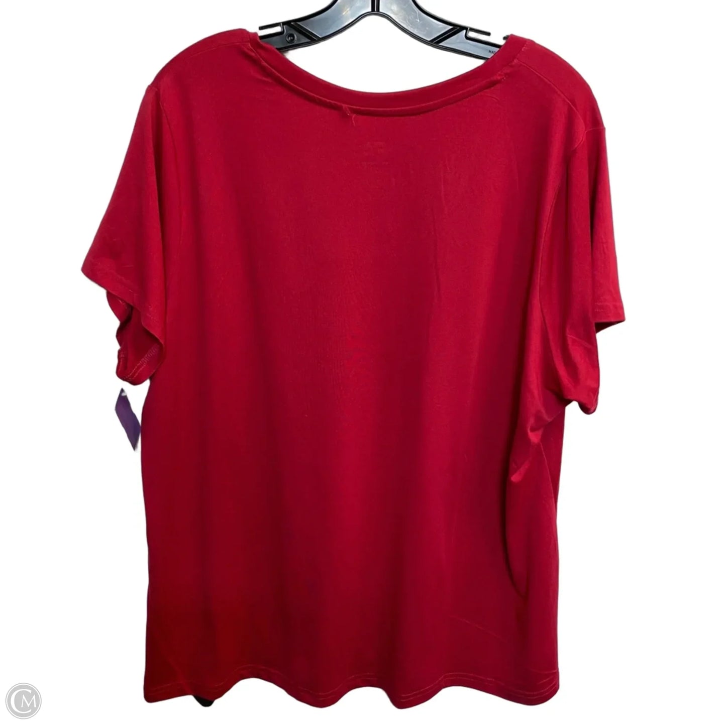 Athletic Top Short Sleeve By Fit Collective In Pink, Size: 1x
