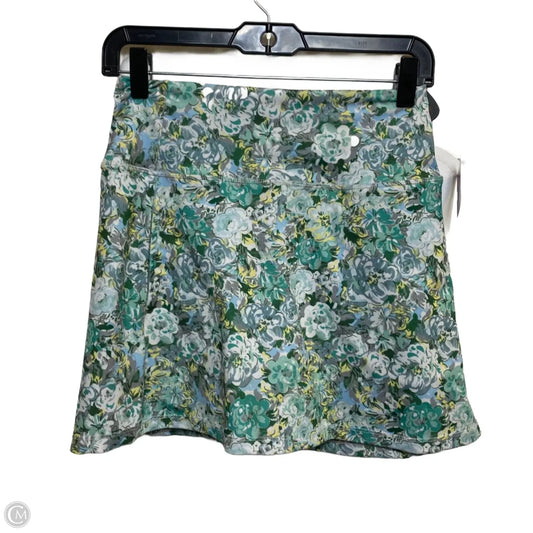 Athletic Skort By Vogo In Blue & Green, Size: S