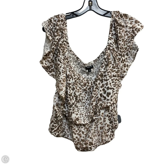 Top Sleeveless By Torrid In Animal Print, Size: 3x
