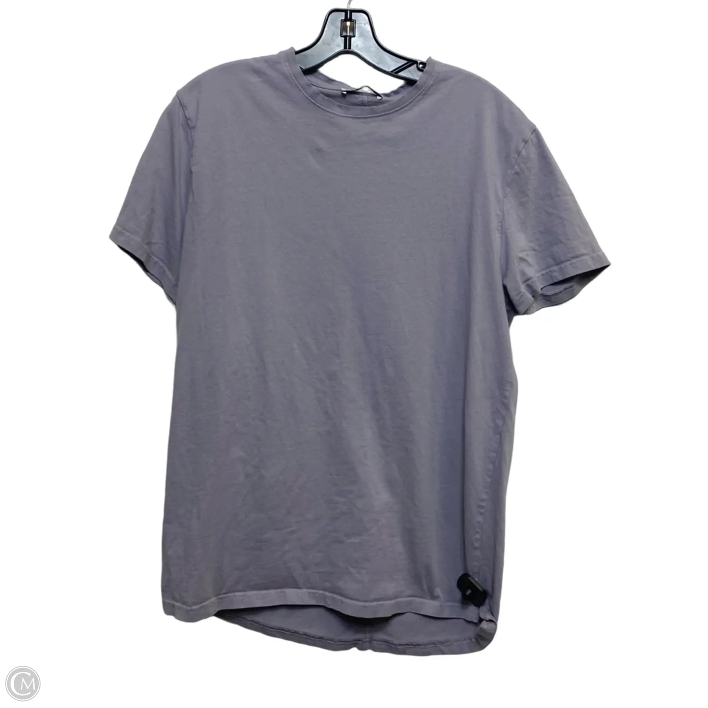 Top Short Sleeve Basic By Zara In Purple, Size: S