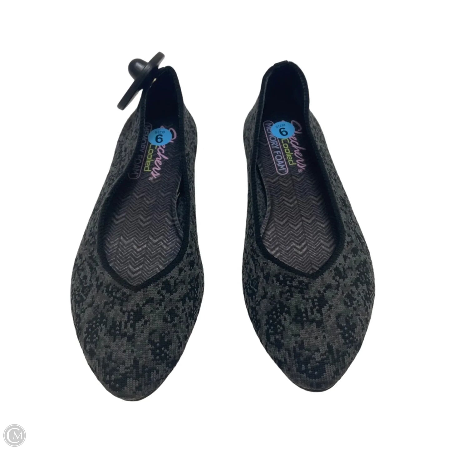Shoes Flats By Skechers In Grey, Size: 6