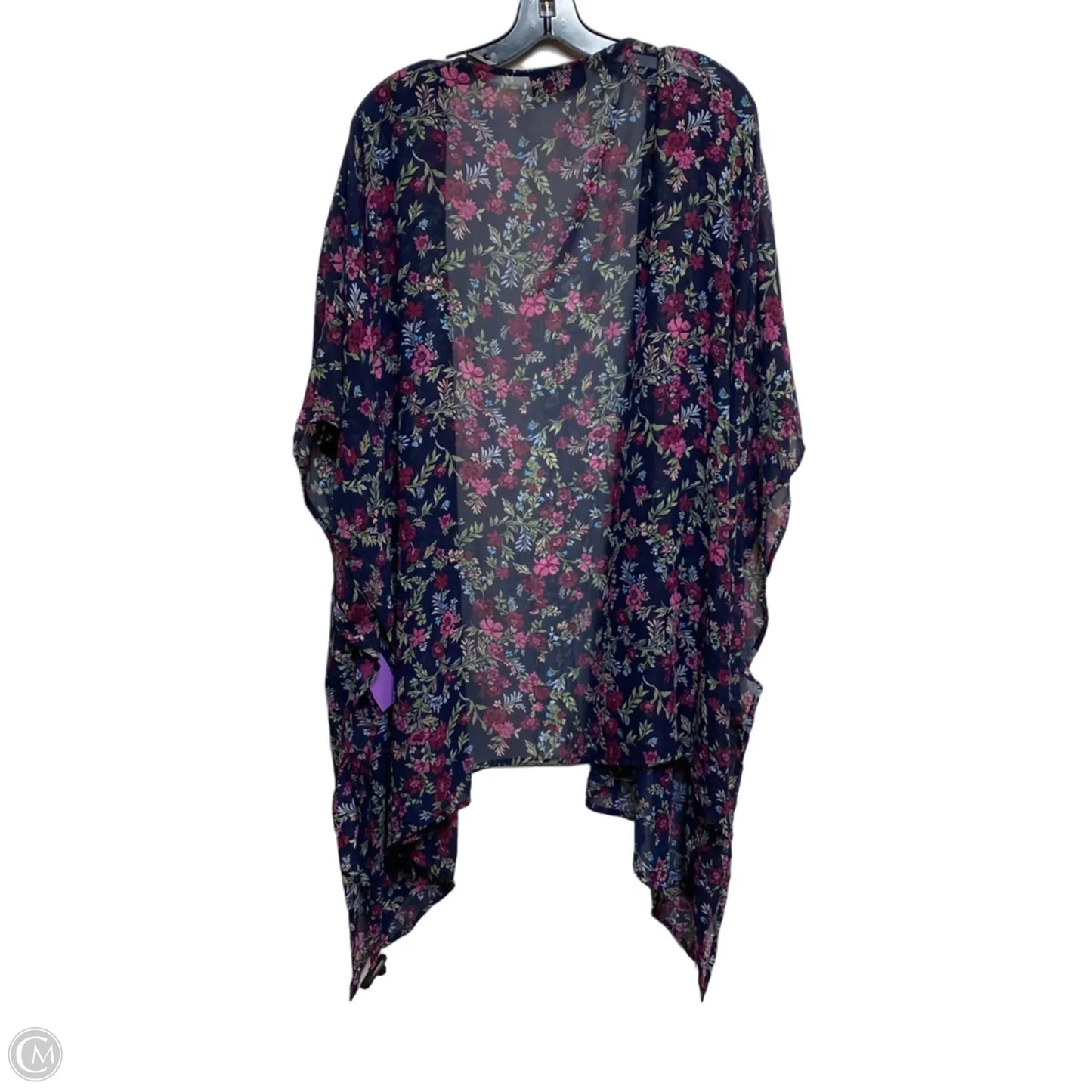 Kimono By Lane Bryant In Blue & Purple, Size: Osfm