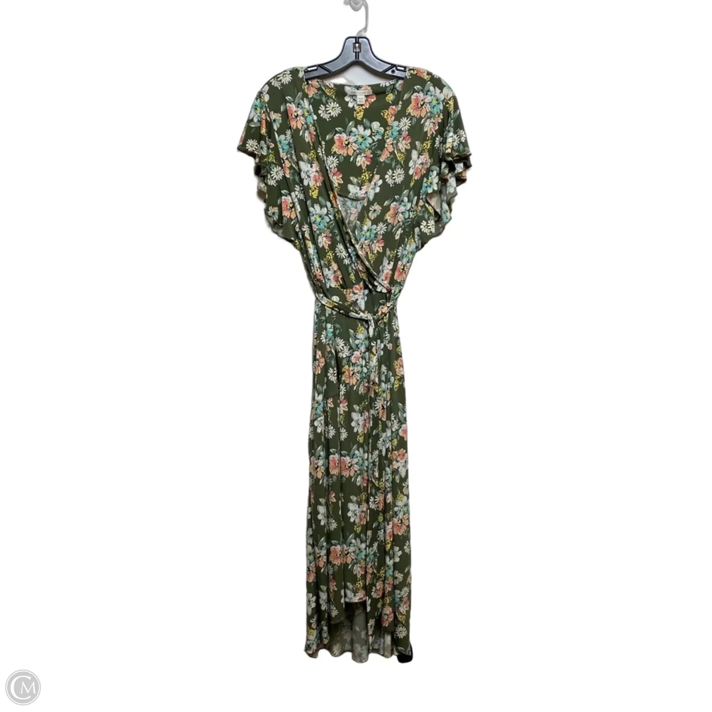 Dress Casual Midi By Cato In Green, Size: 1x