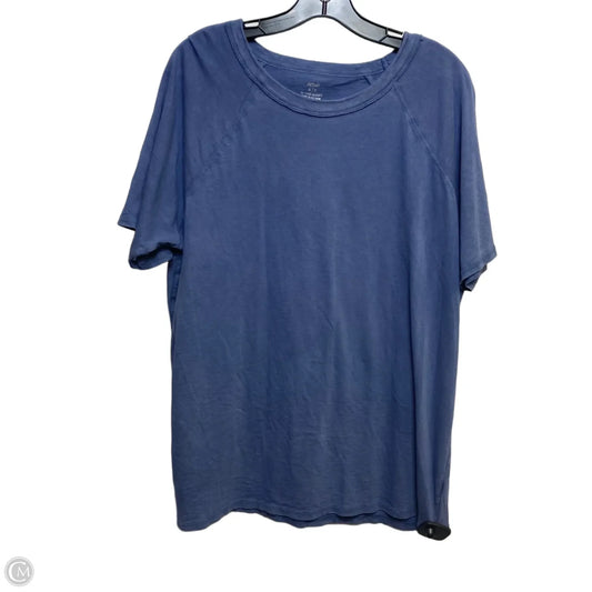 Blouse Long Sleeve By Halston In Blue, Size: M
