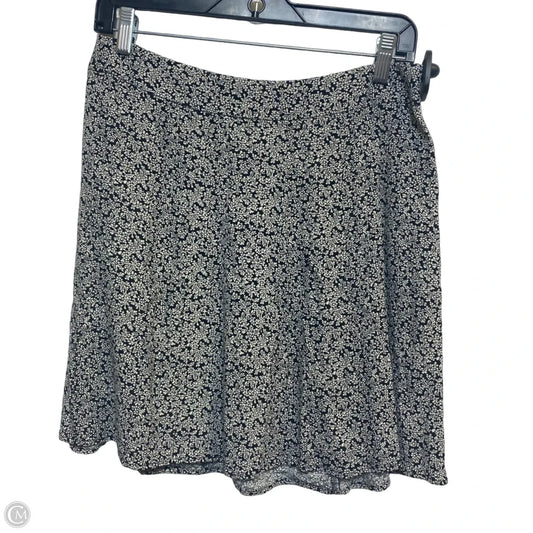 Skirt Mini & Short By Loft In Black & Tan, Size: S