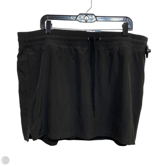 Athletic Skort By Tek Gear In Black, Size: Xxl